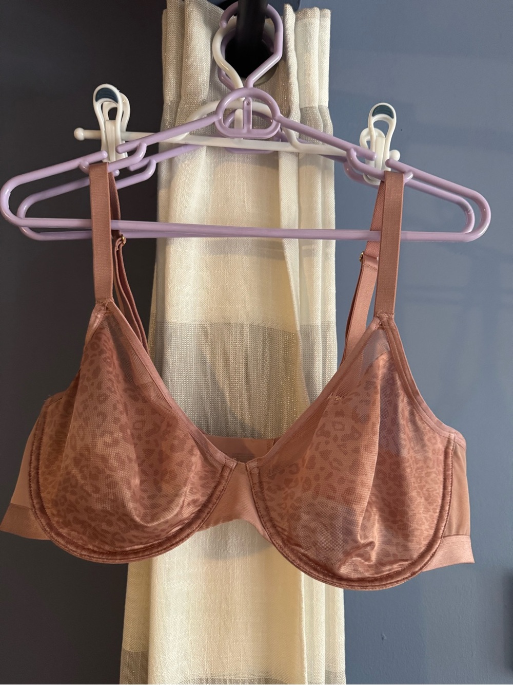 SOMA Women’s Underwire Leopard Print Bra — Brown